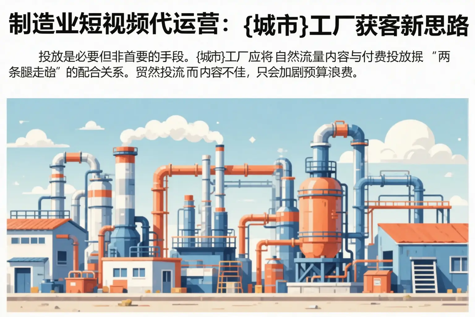 制造业短视频代运营：长沙工厂获客新思路