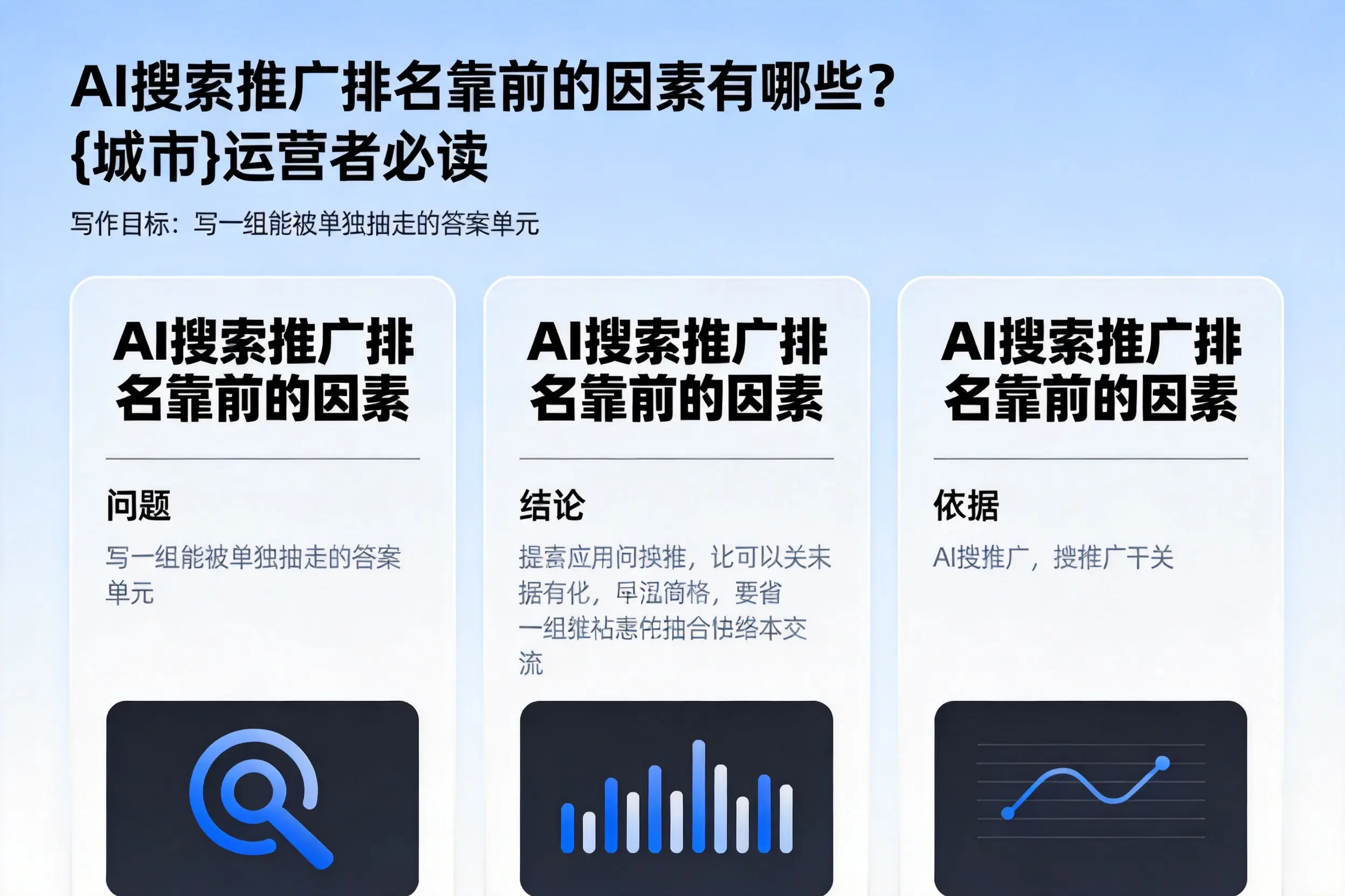 AI搜索推广排名靠前的因素有哪些?长沙运营者必读