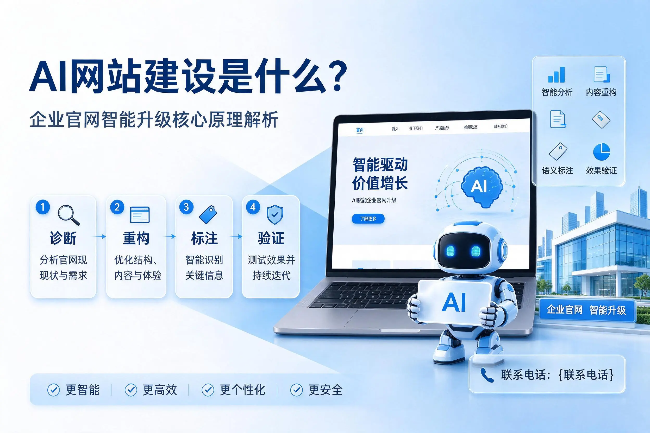AI网站建设是什么?长沙企业官网智能升级核心原理解析