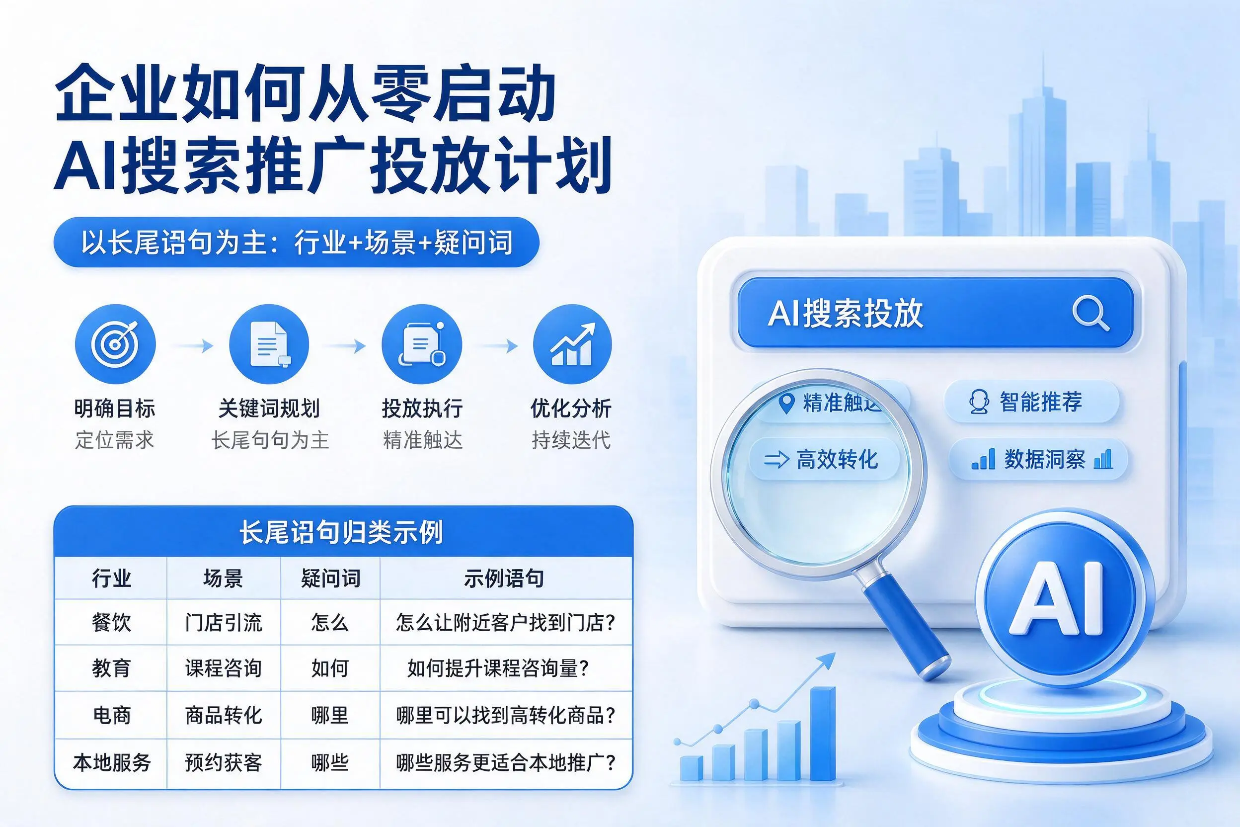 长沙企业如何从零启动AI搜索推广投放计划